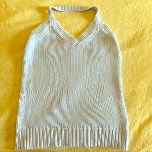 Baby blue halter top